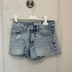 Denim shorts